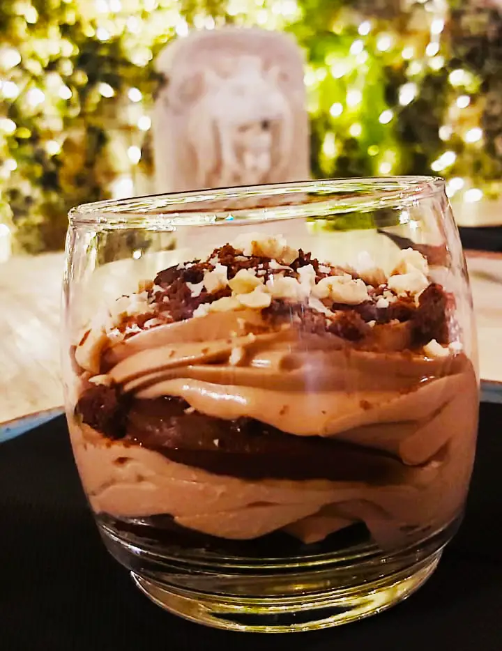 Der Cioco Biscotto der Pizzeria Nerone: Nutella, Mascarpone und Pan-di-Stelle-Kekse