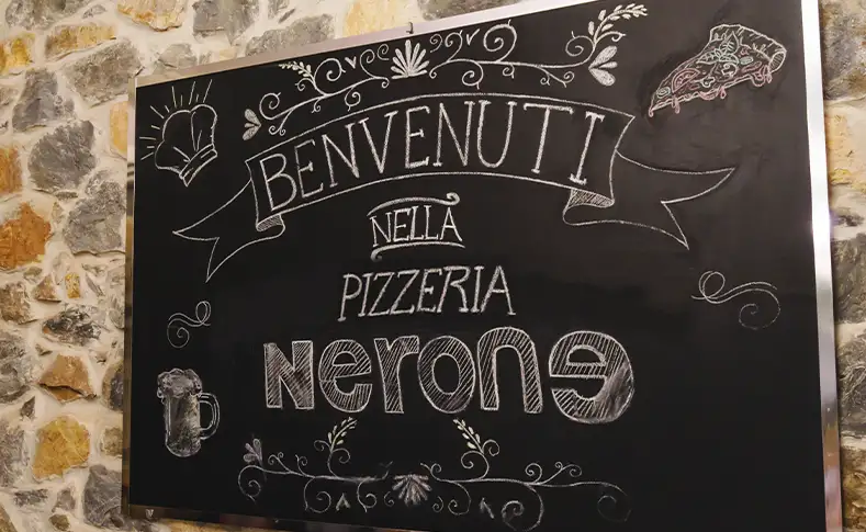 Benvenuti nella Pizzeria Nerone