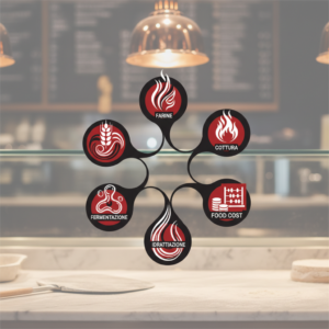 Infografica stilizzata che mostra i 5 pilastri del corso SNIP